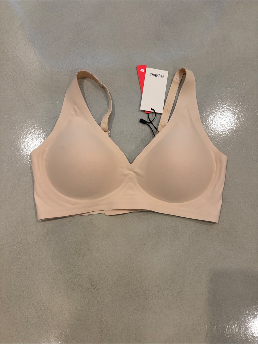 Seamless Nude Wireless Bra with Light Support